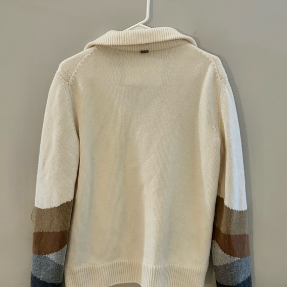 Herno Resort Men's Wool Intarsia Knit Full Zip Bomber Sweater | IT Size 50 - Picture 5 of 10